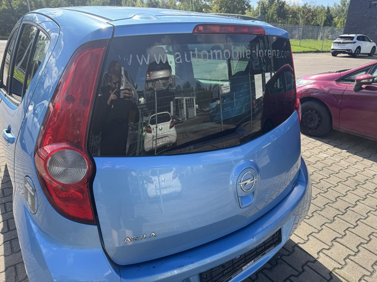 Opel Agila B original Heckklappe mit Heckscheibe GBW Marokkoblau met Bj.2008